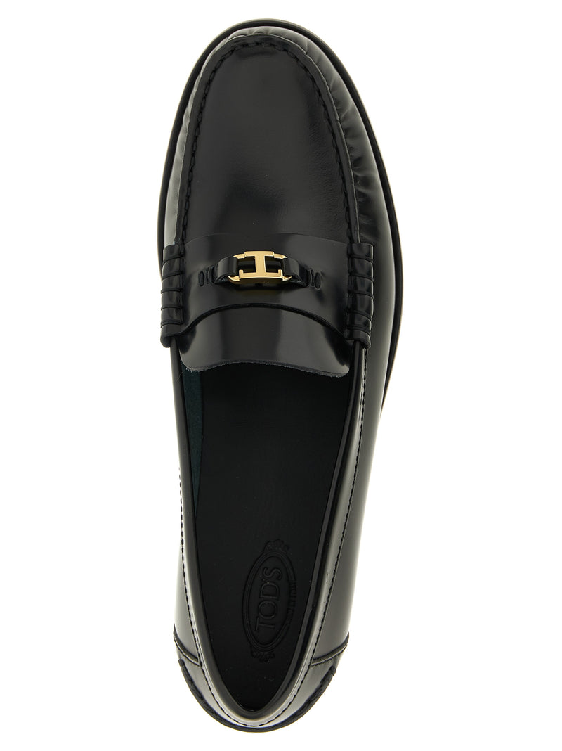 Tod's Black Calfskin Slip-On Loafers - Timeless Elegance
