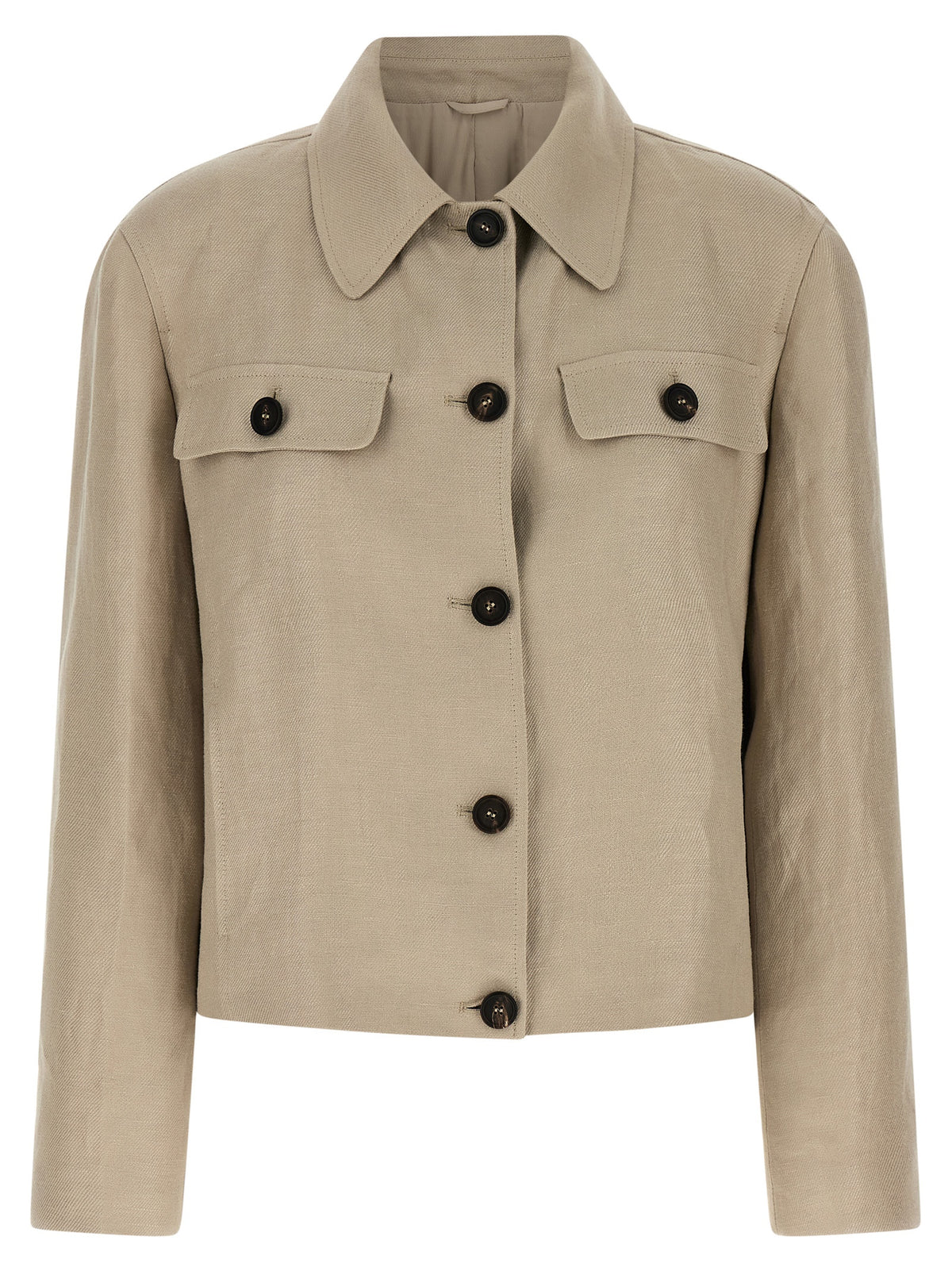 Brunello Cucinelli Blazer en Lin Beige