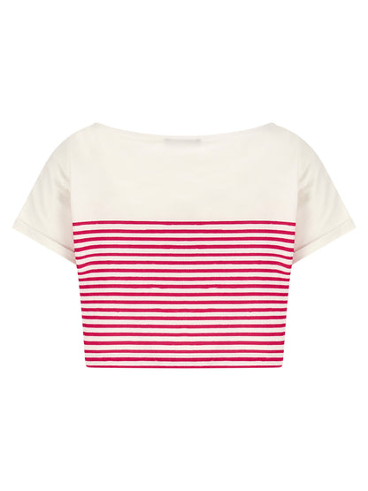 Balmain Fuchsia Cotton T-Shirt