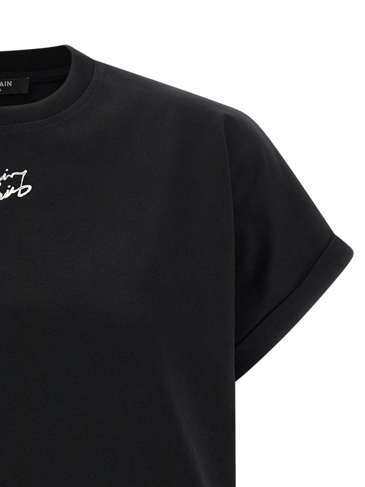 T-shirt Balmain en coton noir