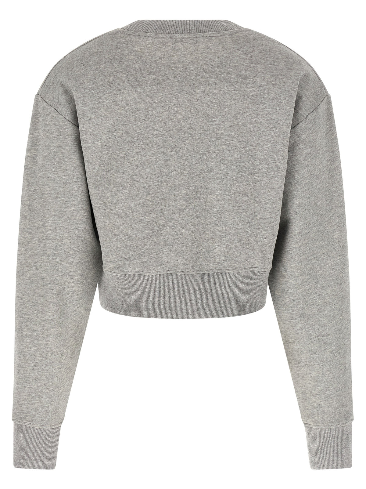 Balmain Gray Cotton Sweatshirt