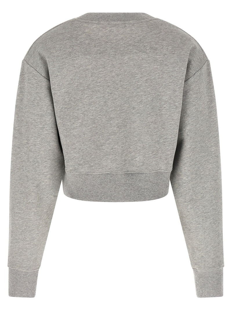 Balmain Gray Cotton Sweatshirt - Casual Luxury
