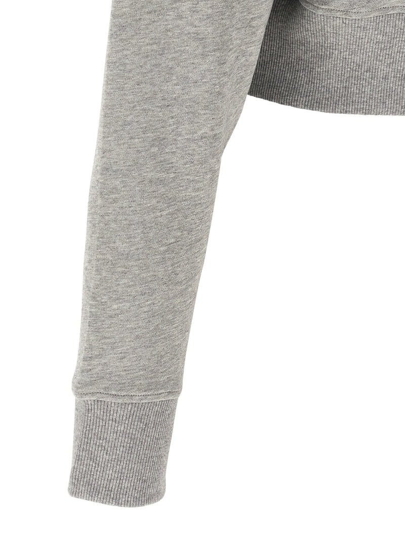 Balmain Gray Cotton Sweatshirt - Casual Luxury