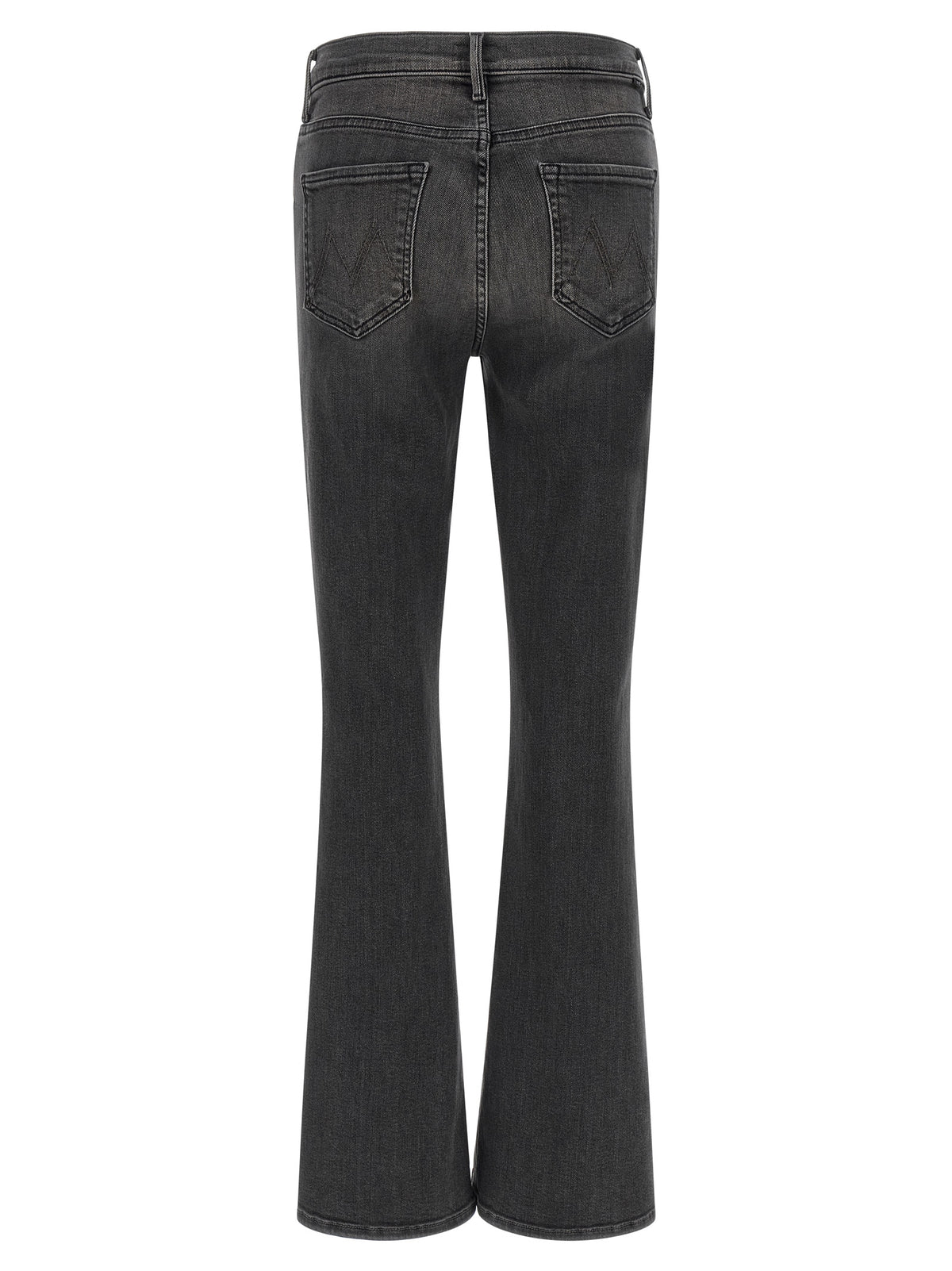 Jean évasé en coton gris Mother Denim