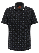 MCM Black Cotton Polo Shirt