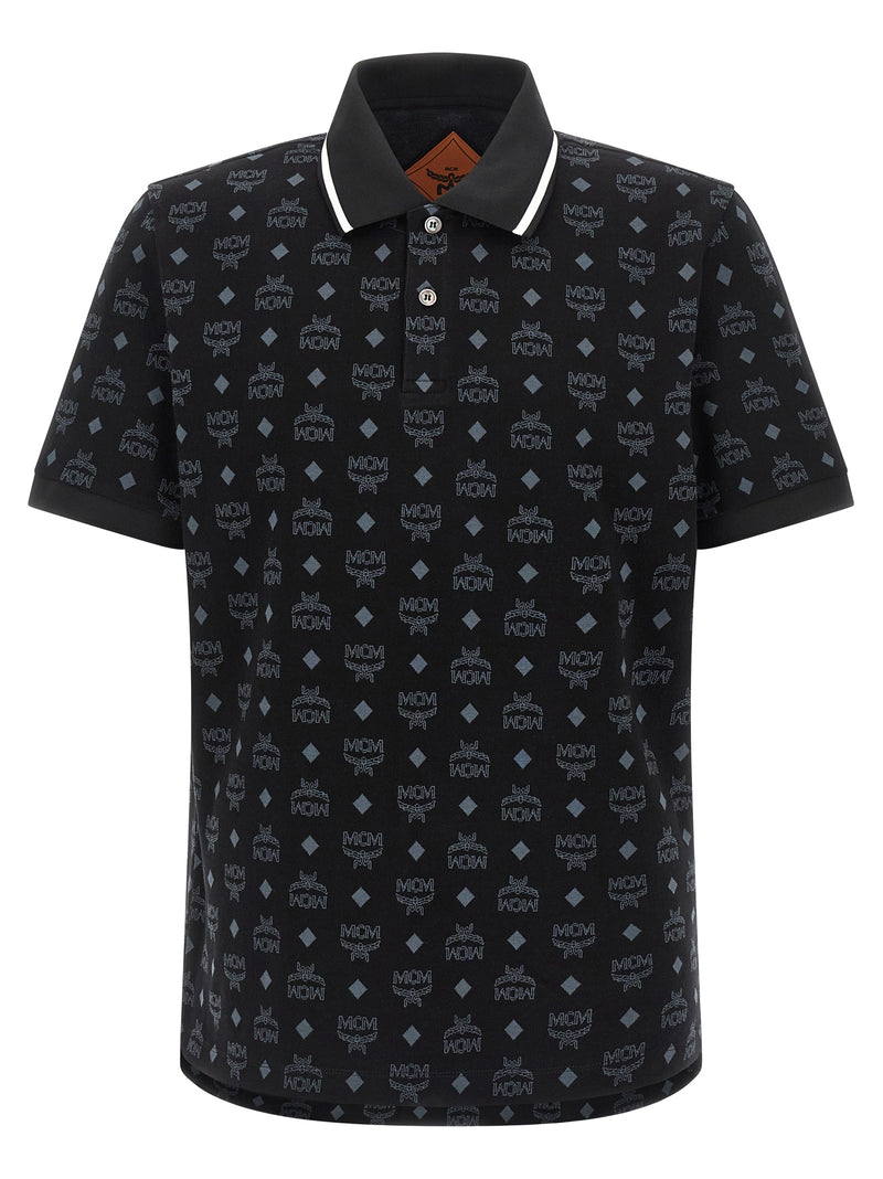MCM Black Cotton Polo Shirt - Stylish & Versatile