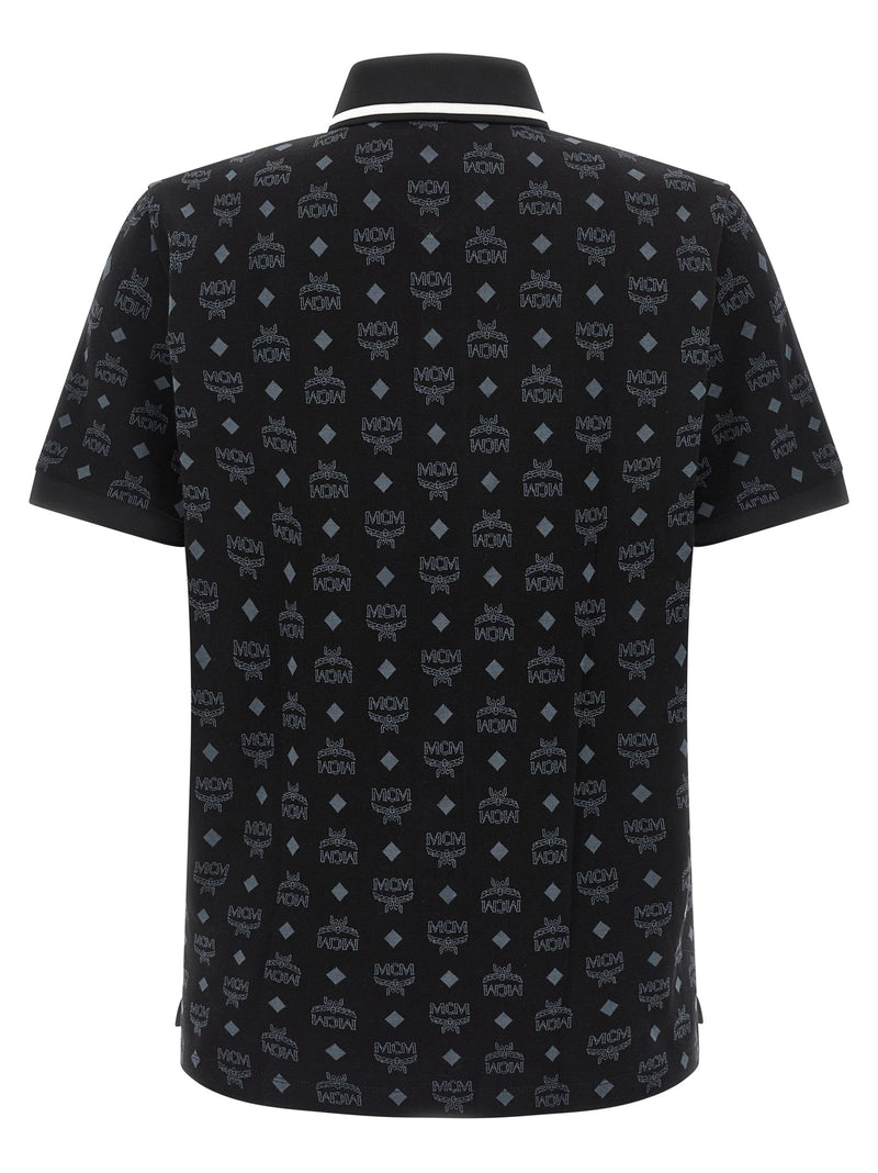MCM Black Cotton Polo Shirt - Stylish & Versatile