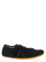 Baskets athlétiques Balmain en cuir de veau noir