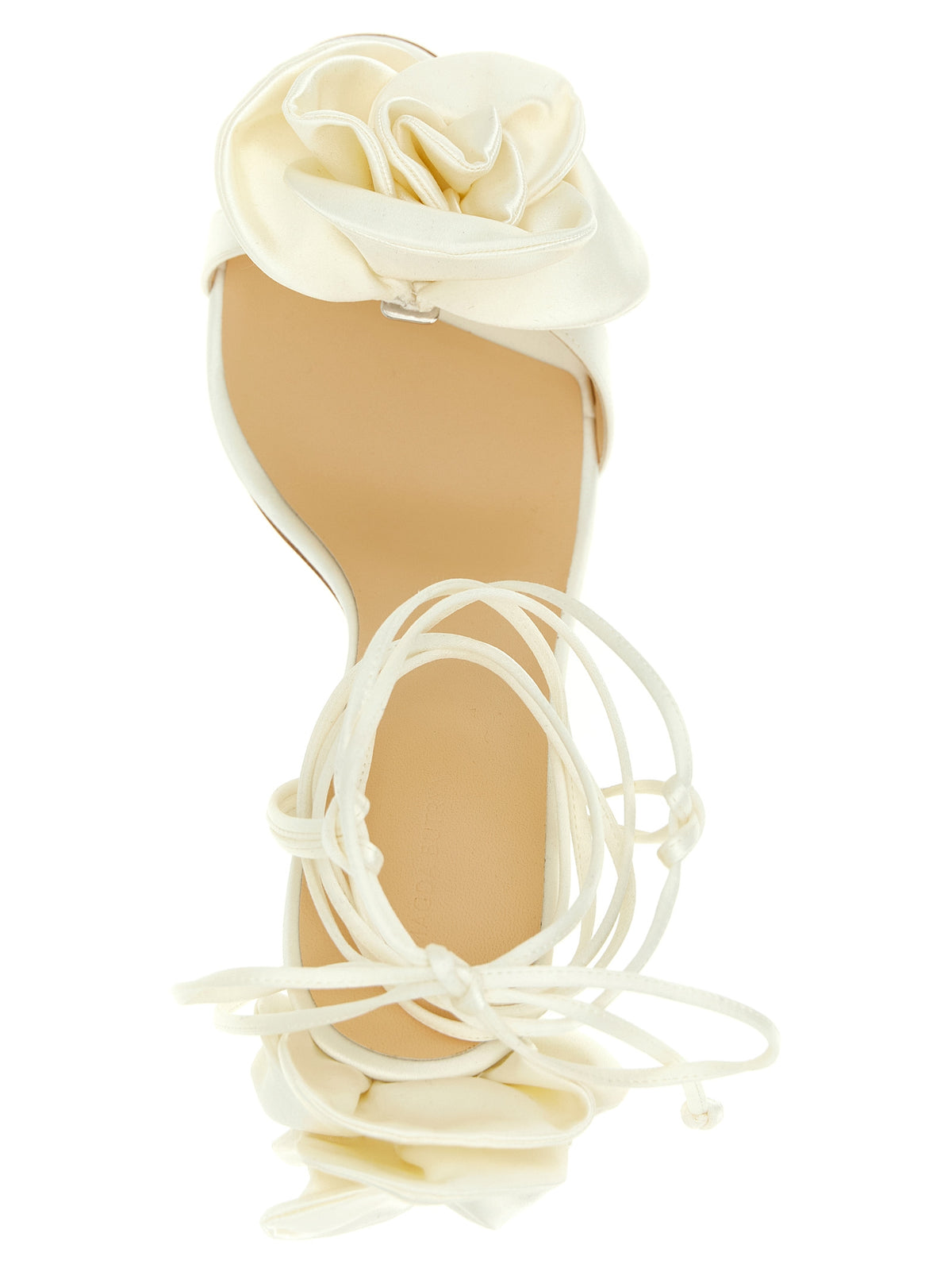 Sandales à talons aiguilles Magda Butrym en viscose blanche