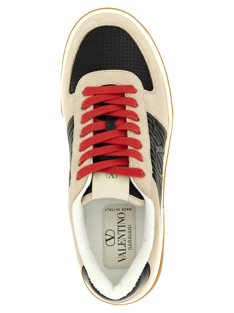 Valentino Garavani Multicolor Calfskin Sneakers - Sparry Model
