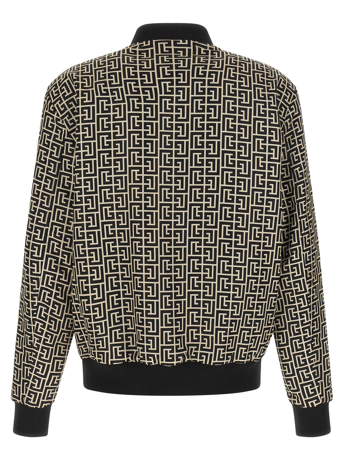 Bomber Balmain en polyamide noir