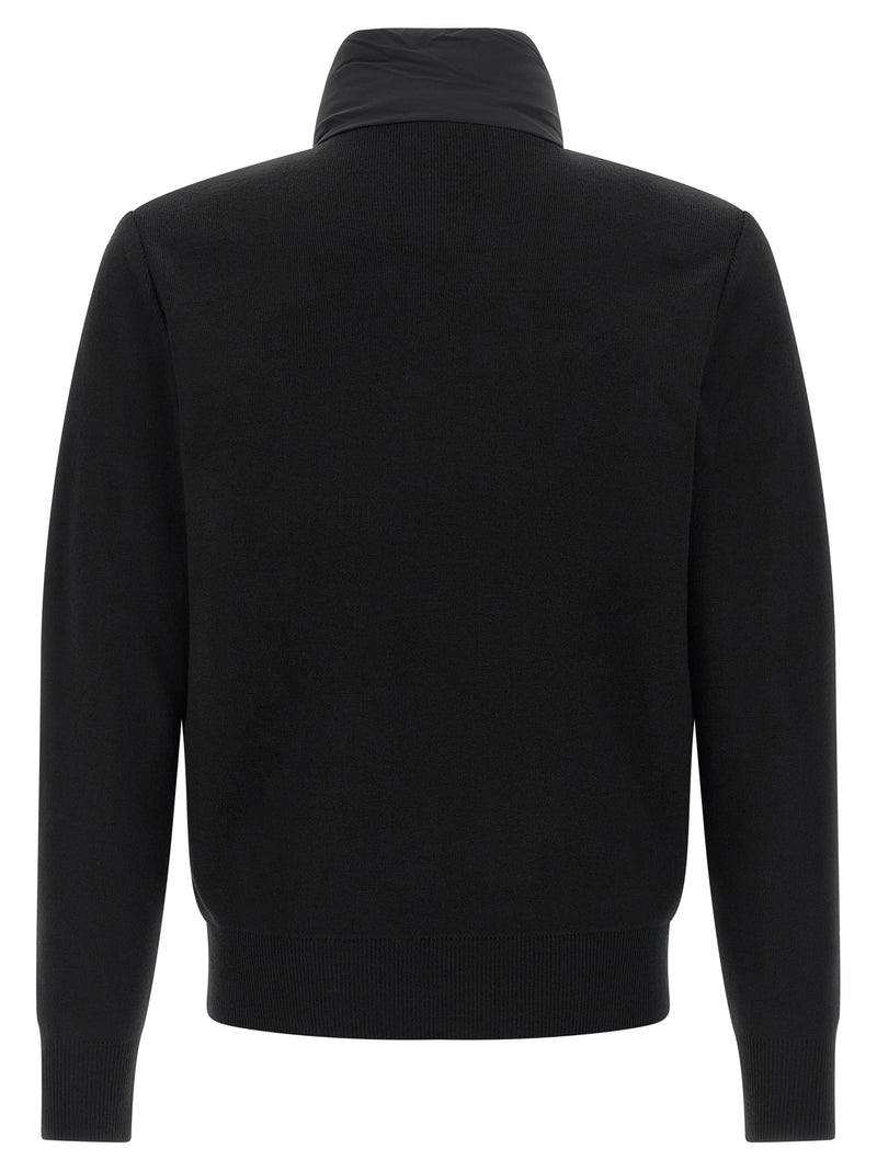 Mackage Blue Nylon Cardigan