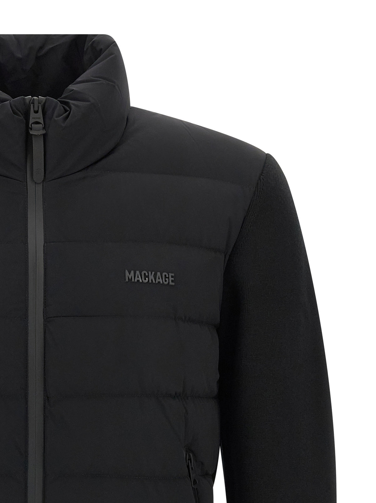 Mackage Blue Nylon Cardigan - Modern Style & Comfort