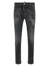 Jean en coton noir Dsquared²