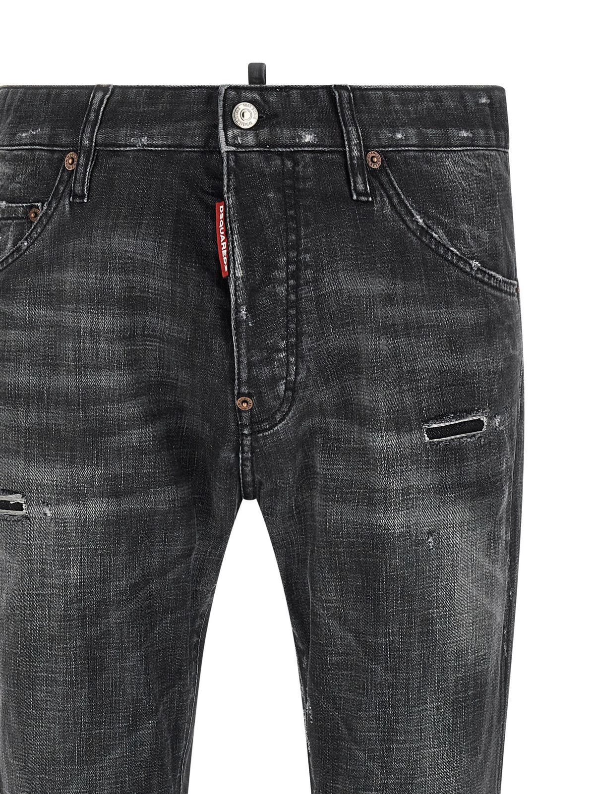 Jean en coton noir Dsquared²