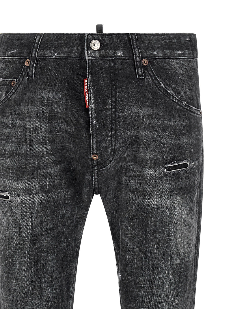 Jean en coton noir Dsquared²