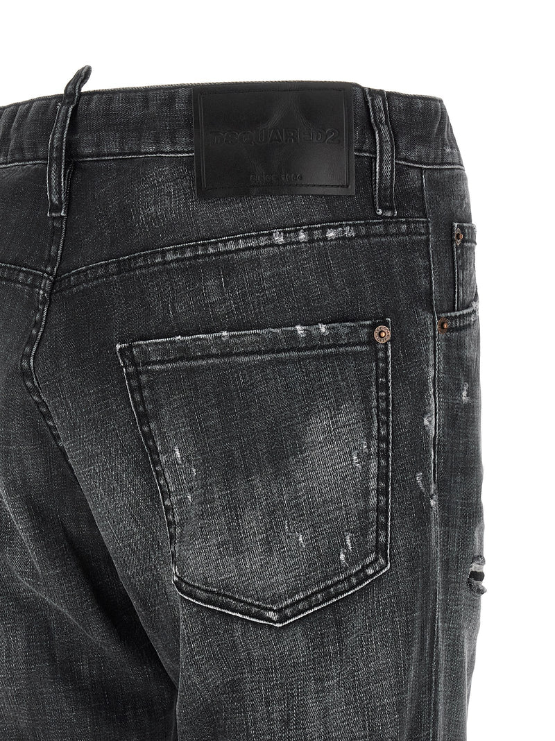 Jean en coton noir Dsquared²