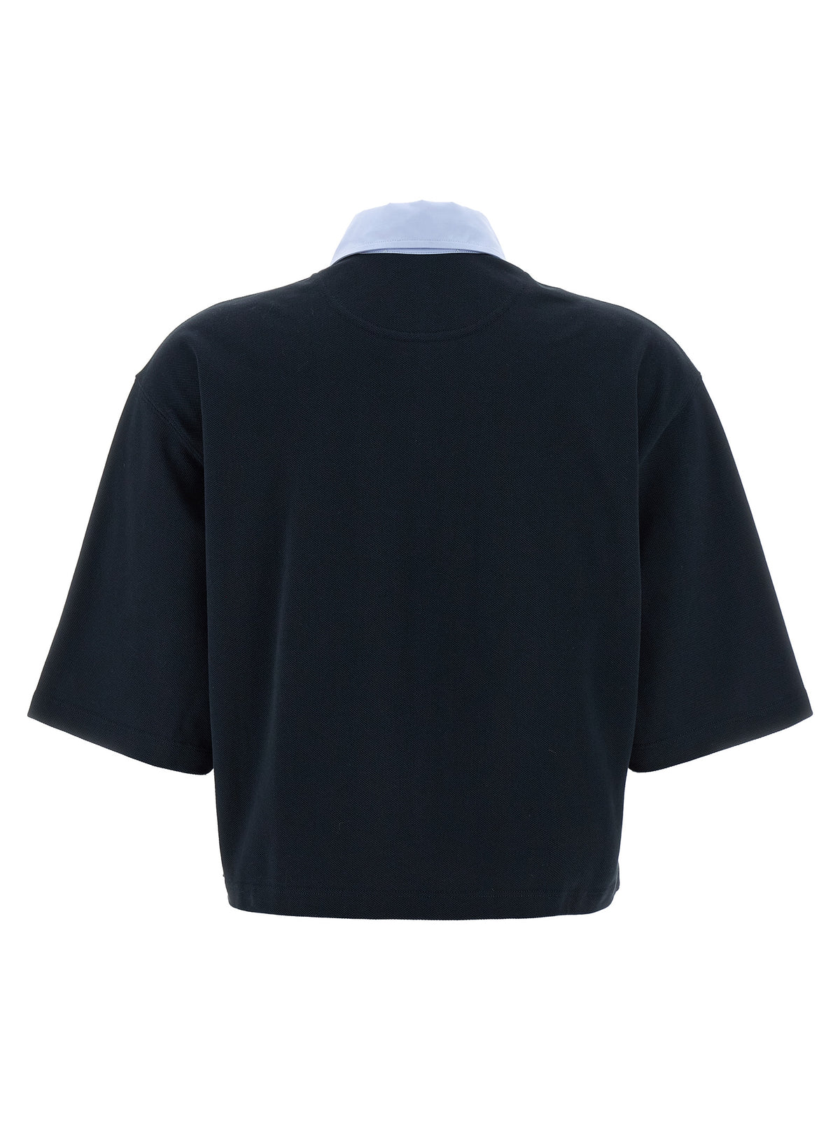 Stella McCartney Blue Cotton Polo Shirt