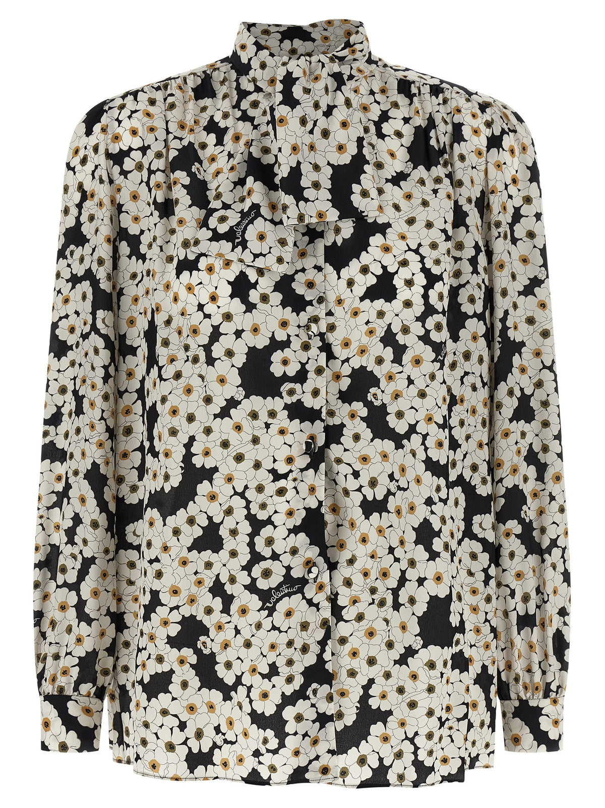 Valentino Garavani Bicolor Silk Blouse - Élégance et Sophistication