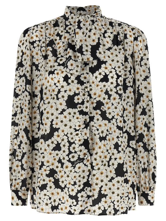 Valentino Garavani Bicolor Silk Blouse - Élégance et Sophistication