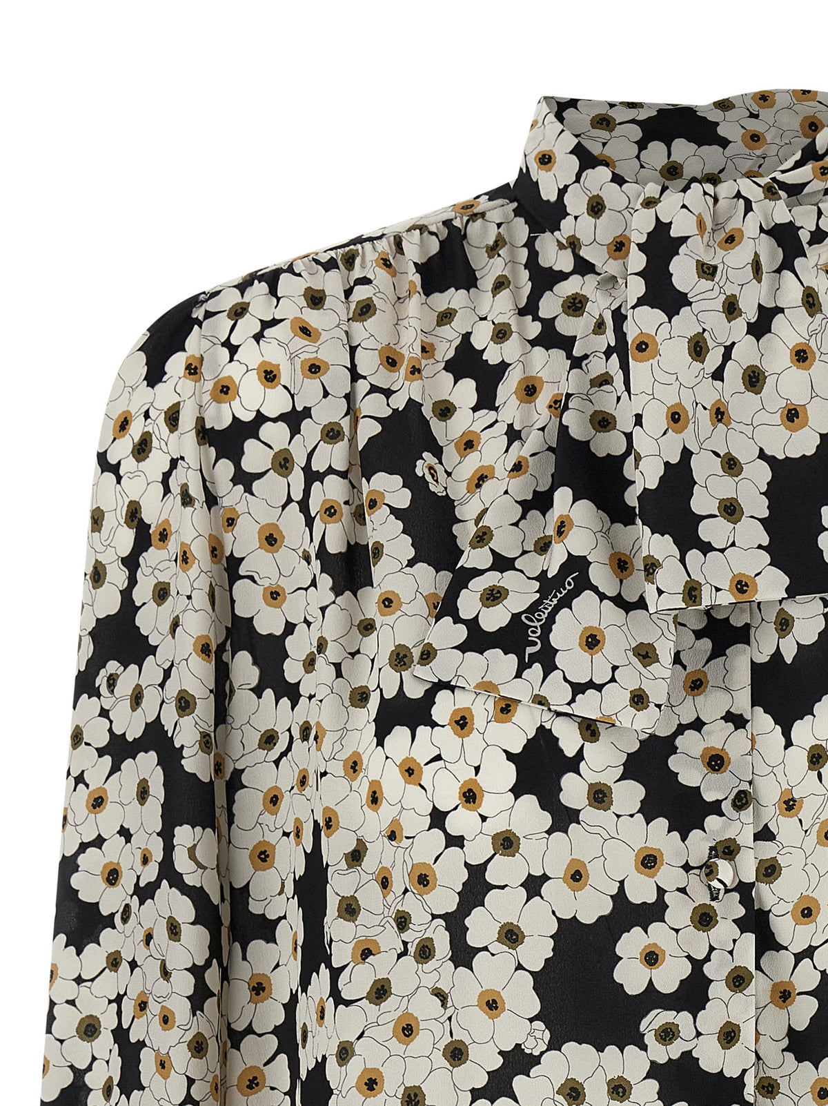Valentino Garavani Bicolor Silk Blouse - Élégance et Sophistication