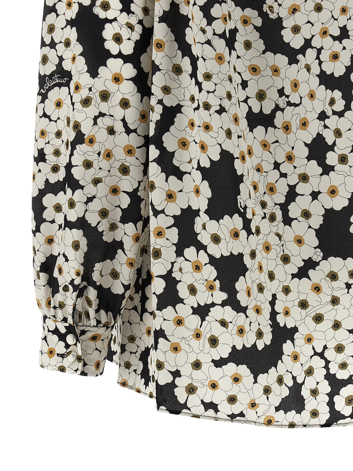 Valentino Garavani Bicolor Silk Blouse - Élégance et Sophistication