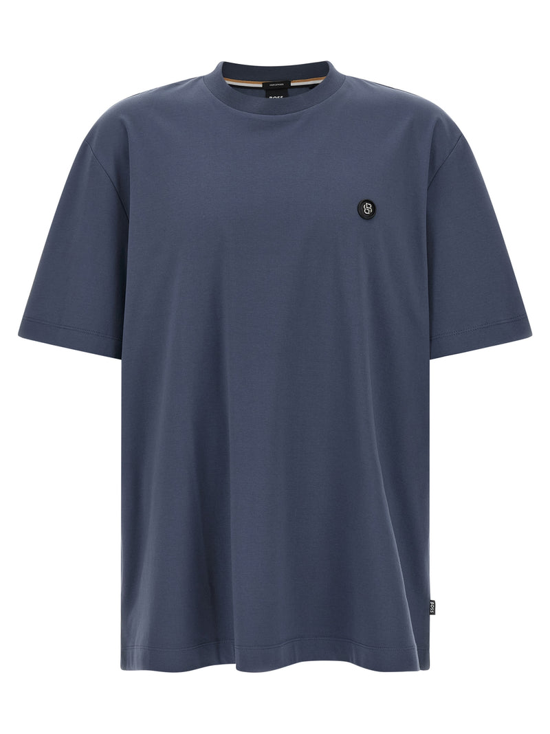 Hugo Boss C-Taut 01 Blue Cotton T-Shirt for Men