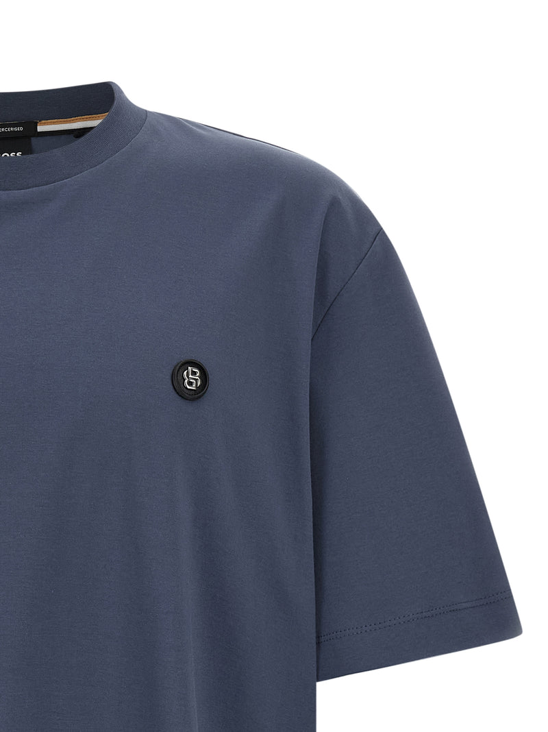 Hugo Boss C-Taut 01 Blue Cotton T-Shirt for Men