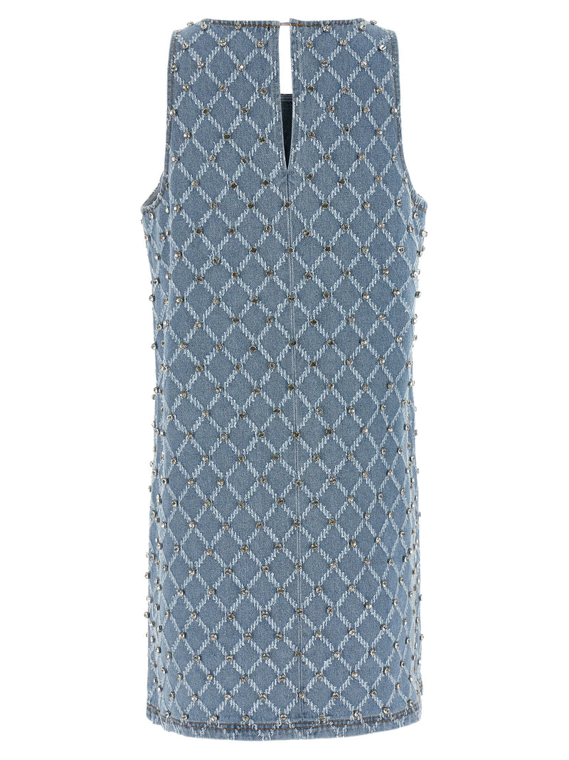 PINKO ‘Amorino’ Blue Cotton Mini Dress for Women