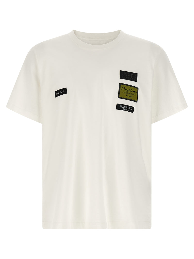 MM6 Maison Margiela White Cotton T-Shirt
