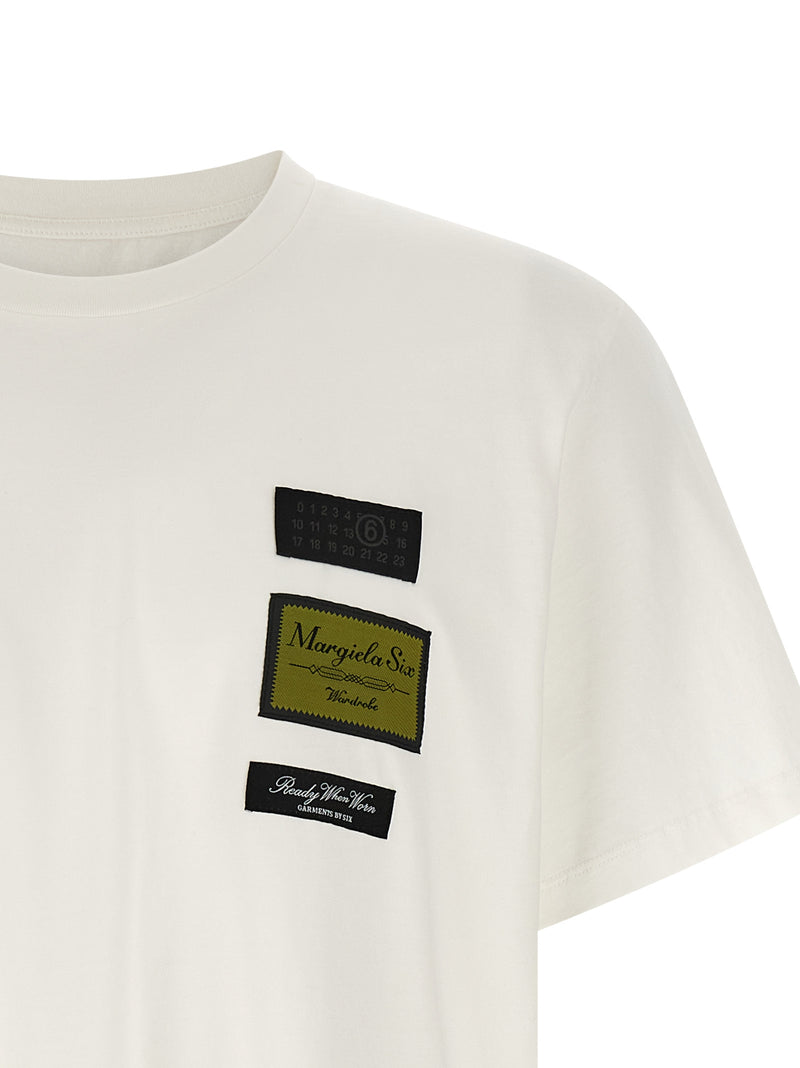 MM6 Maison Margiela White Cotton T-Shirt