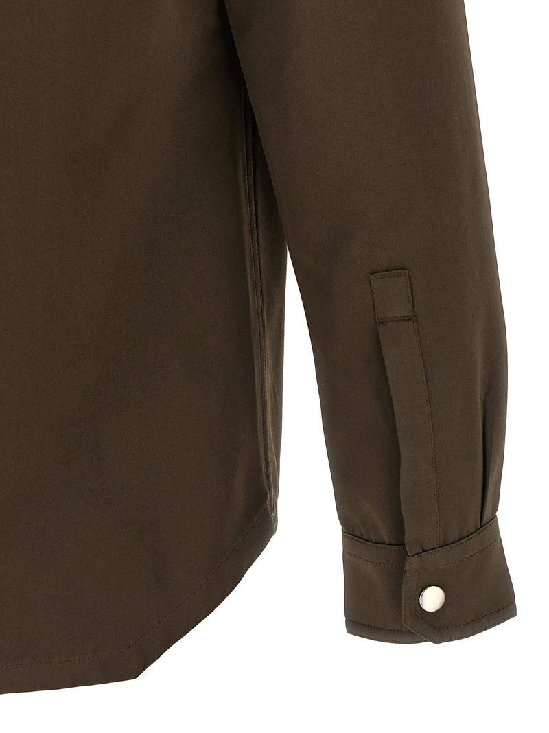 Chemisier Rick Owens en polyester marron
