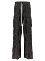 Pantalon cargo Rick Owens en nylon noir