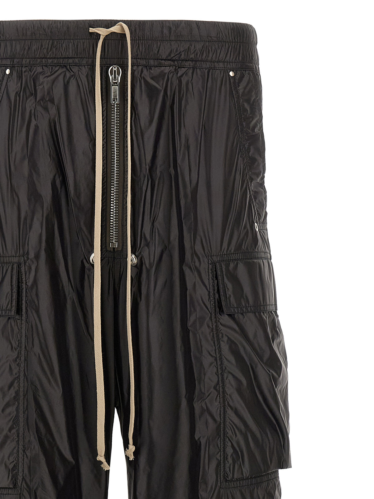 Pantalon cargo Rick Owens en nylon noir