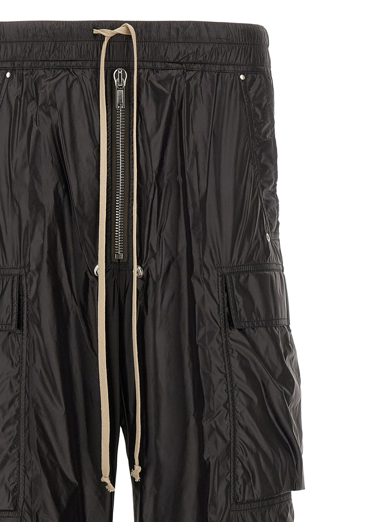 Pantalon cargo Rick Owens en nylon noir