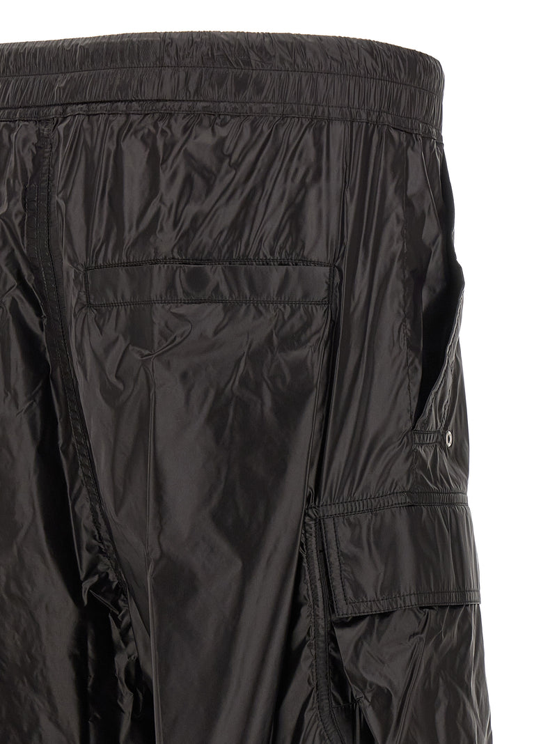 Pantalon cargo Rick Owens en nylon noir