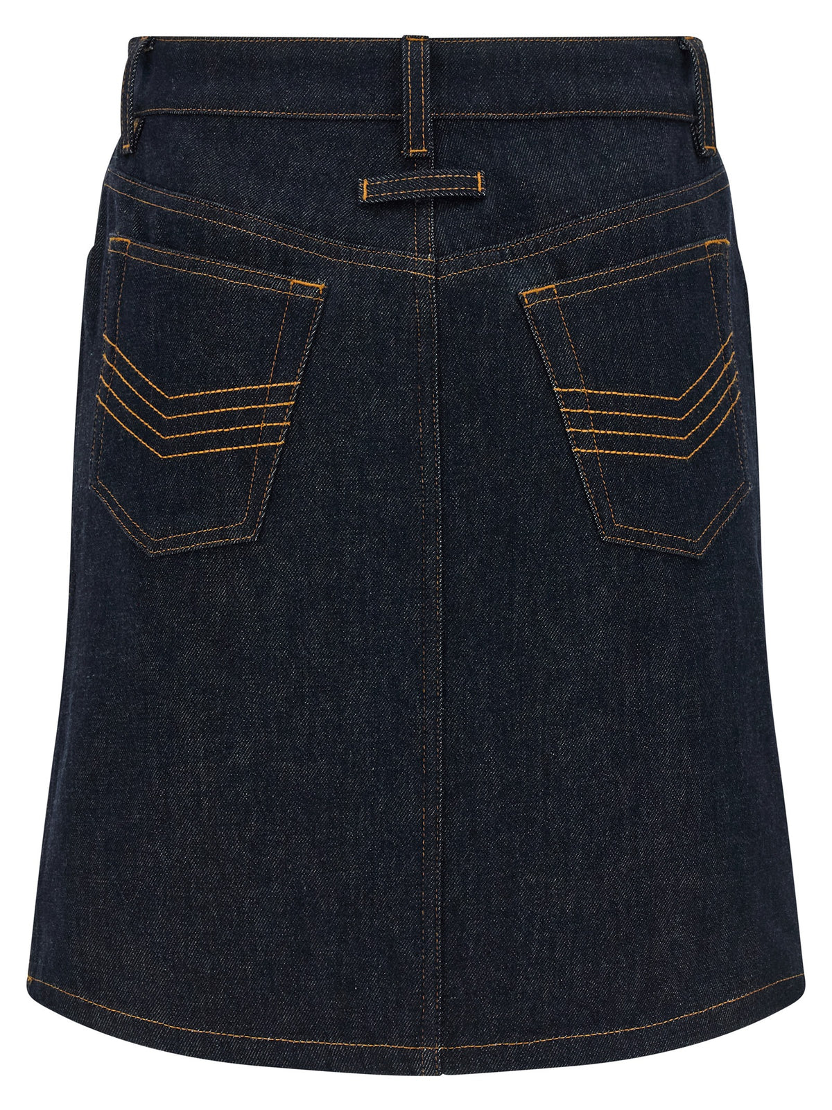 Jean Paul Gaultier Blue Cotton Long Skirt