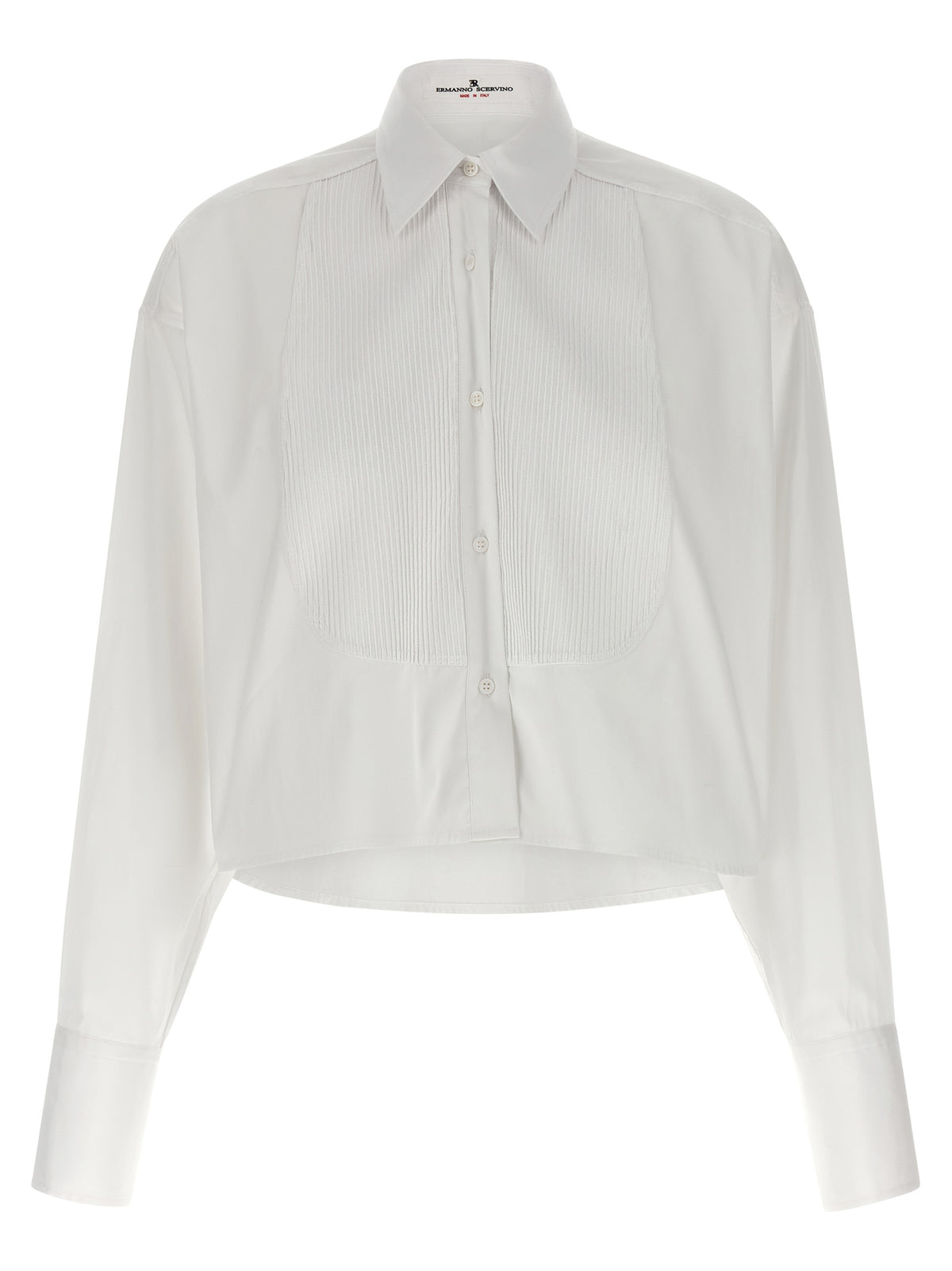 Ermanno Scervino White Cotton Blouse - Chic Italian Design