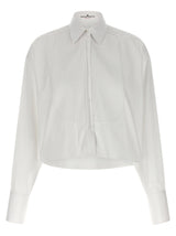 Ermanno Scervino White Cotton Blouse - Chic Italian Design