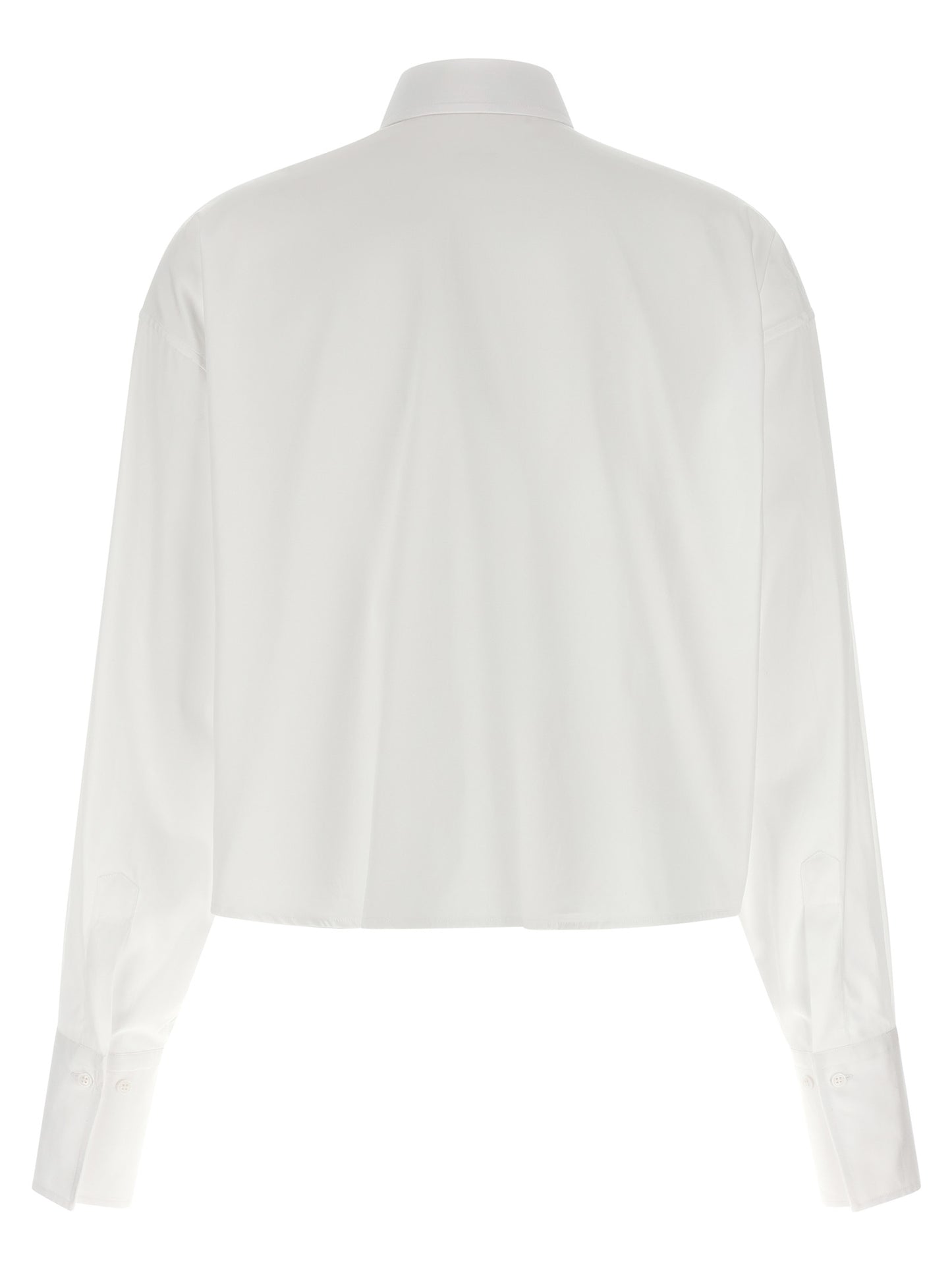 Ermanno Scervino White Cotton Blouse