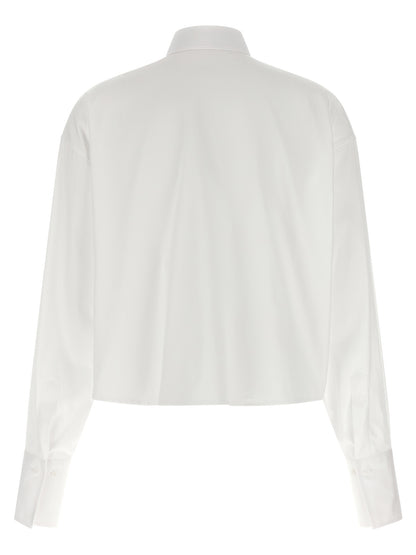 Ermanno Scervino White Cotton Blouse