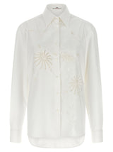 Ermanno Scervino White Cotton Blouse - Chic & Elegant Design