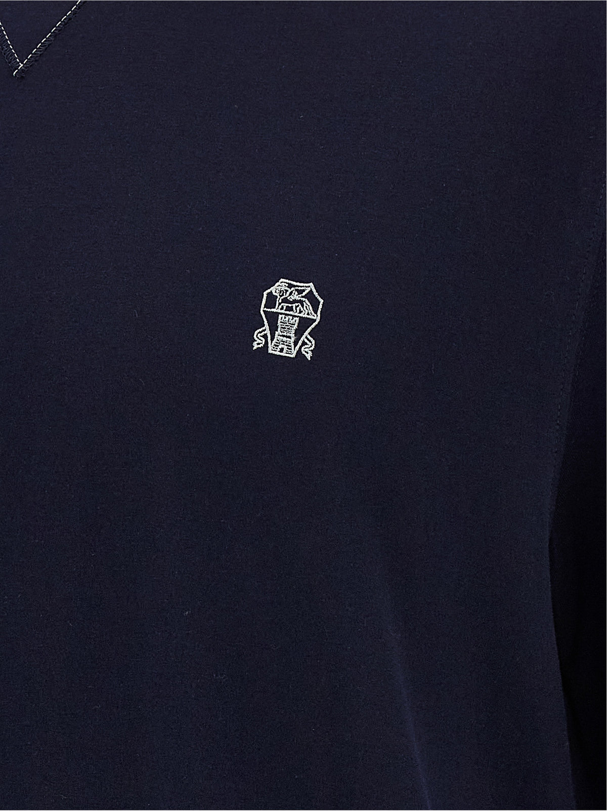 Brunello Cucinelli Blue Cotton T-Shirt - Luxurious Casual Wear