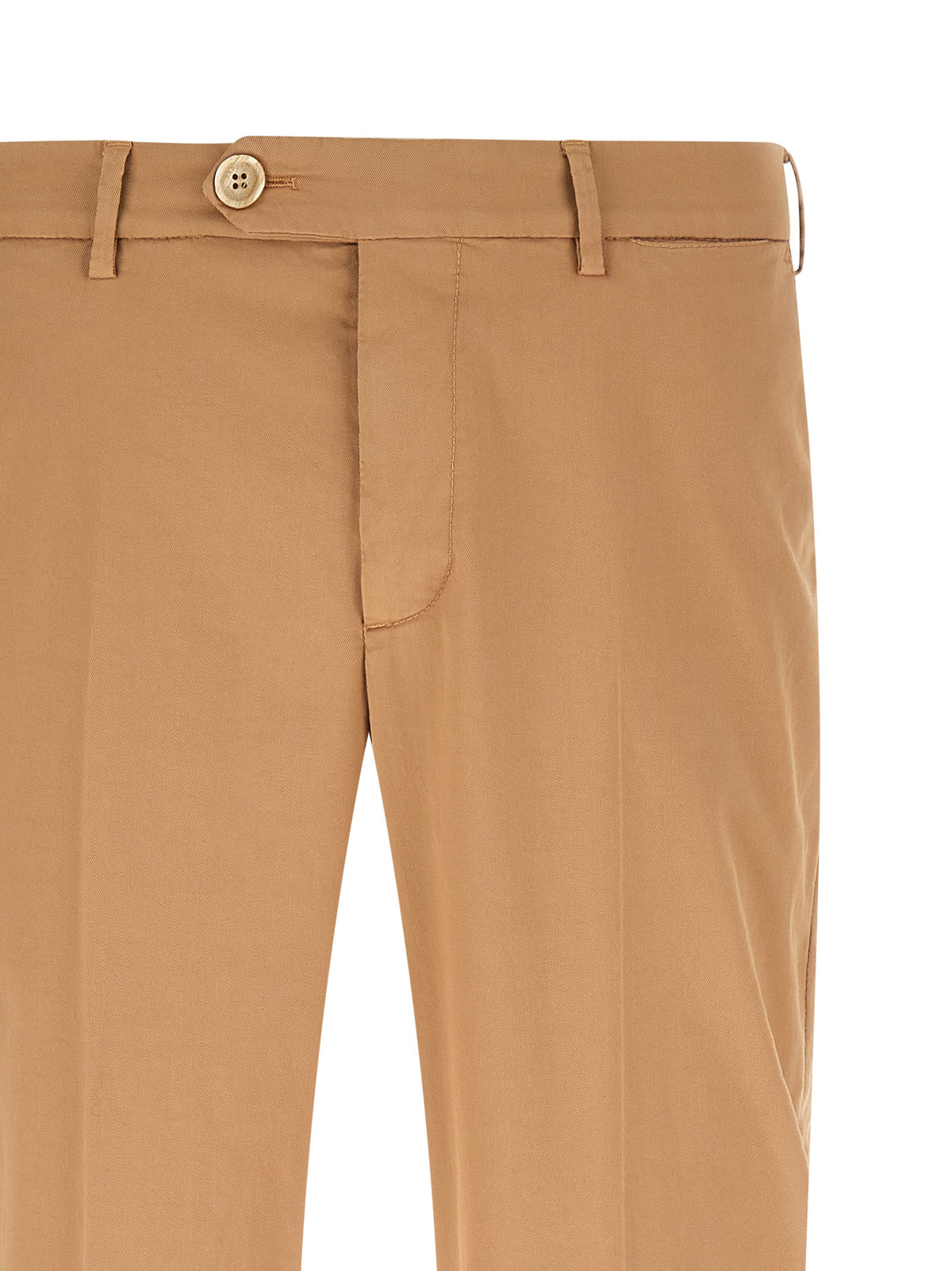 Brunello Cucinelli Beige Cotton Casual Pants