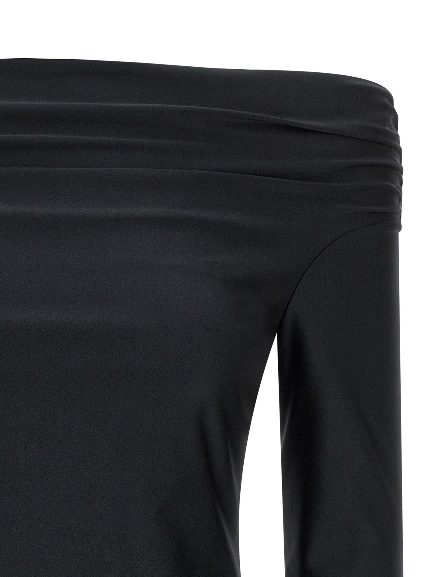 The Andamane Black Polyamide Tank Tops