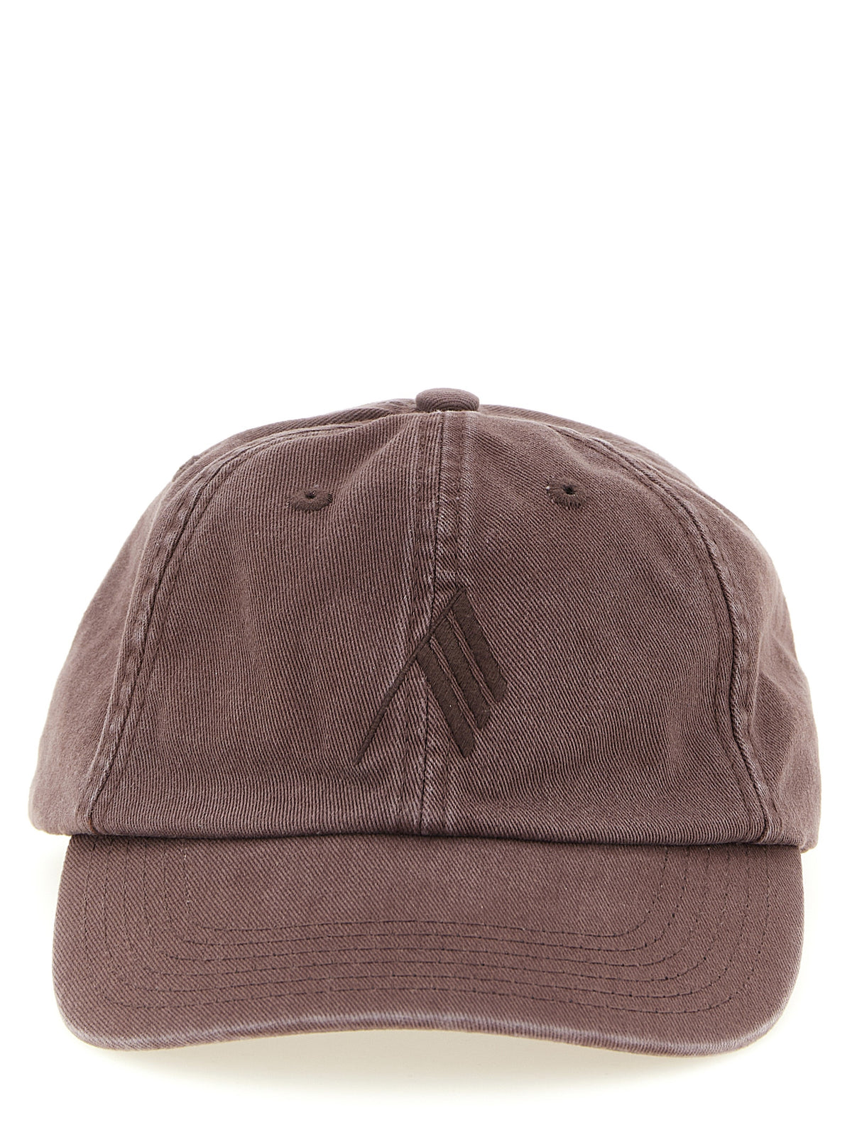 The Attico Brown Cotton Cap - Stylish Baseball Hat for Women