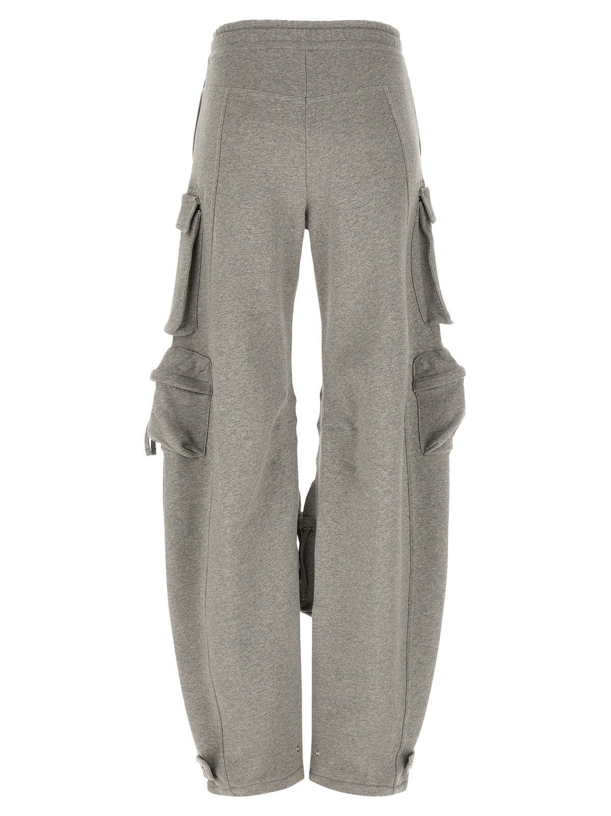 Le pantalon cargo gris en coton Attico