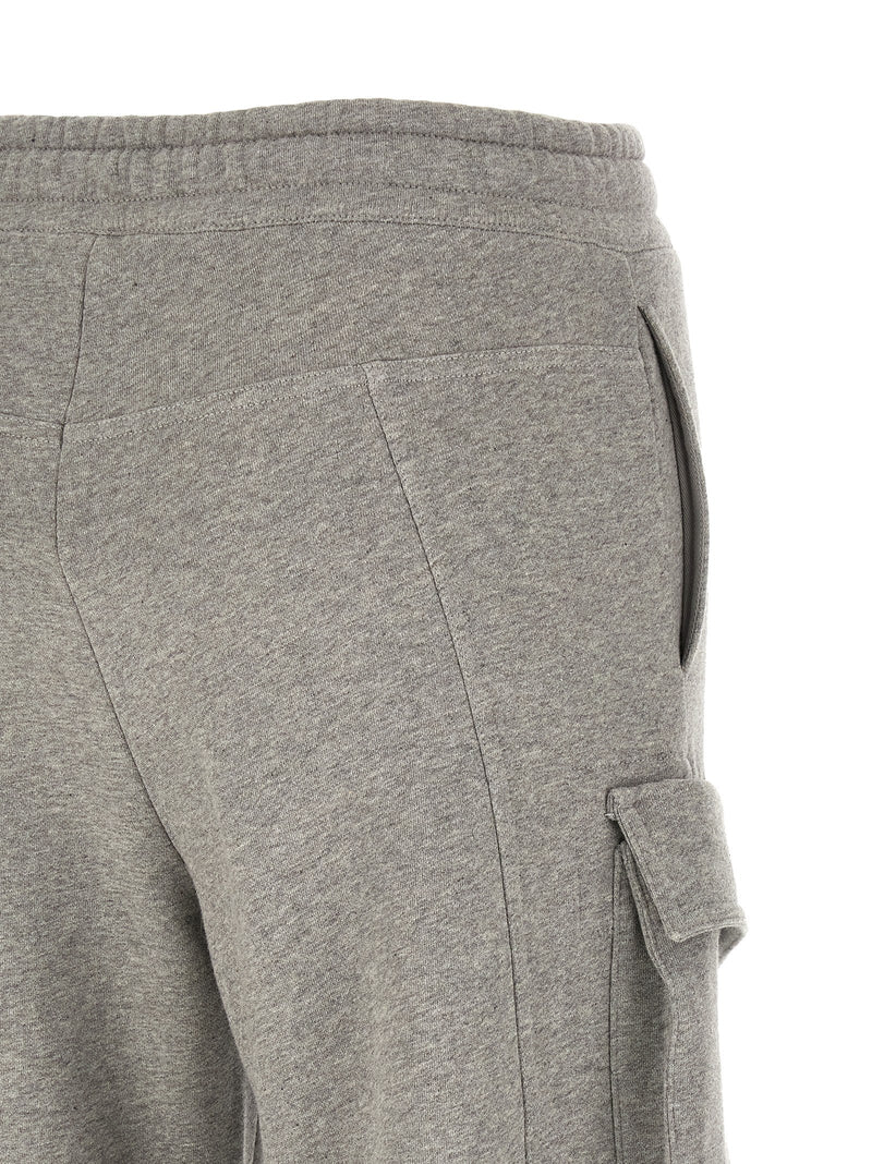 Le pantalon cargo gris en coton Attico