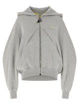Le sweatshirt en coton gris The Attico