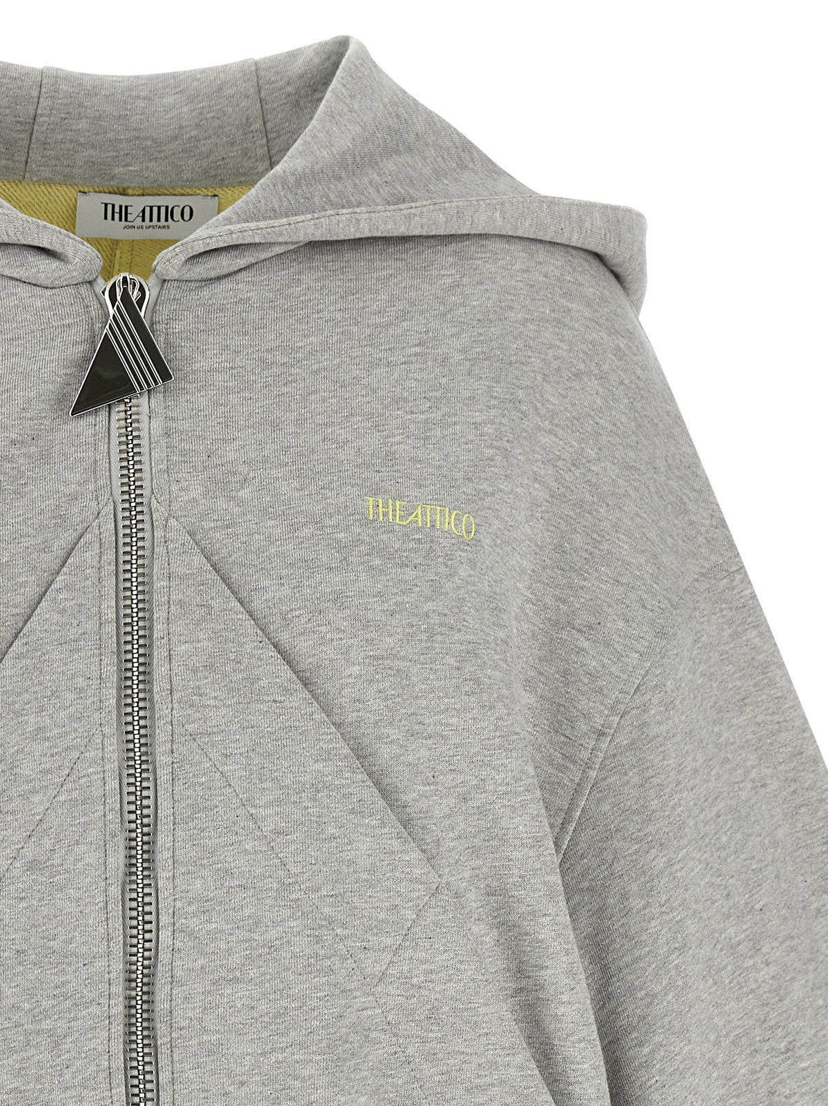 Le sweatshirt en coton gris The Attico